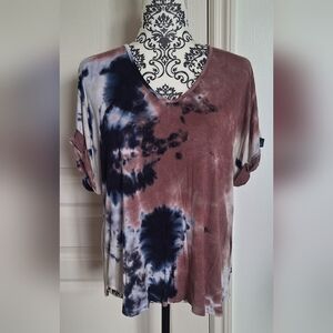 Large Tie Dye Womens Top
